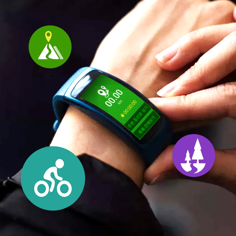 Smart Watch Galaxy Gear fit 2 'Tranggle GPS’ 디자인 프로젝트